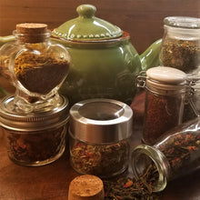 Load image into Gallery viewer, Glass Jar w/Hinged Lid