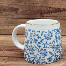 Load image into Gallery viewer, Blue Floral Mug