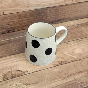 Black and white Strips and Dots Mugs