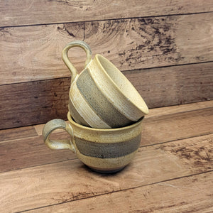 Brown Striped Mug