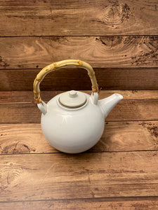 Bamboo Handle Tea Pots