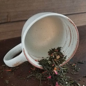 Terracotta Speckled Tea Cup