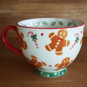 Holiday Mug (Gingerbread, Holly, Candy Cane)