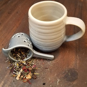 Ceramic Tea Mug with ceramic Infuser